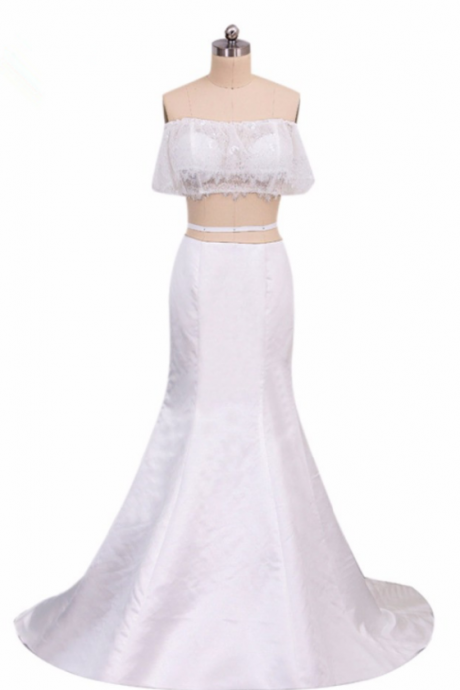 Of The Little Mermaid 2 Neck White Jacket Vessel With Sexy Dress Beautiful Dress Ah Long Evening Dress
