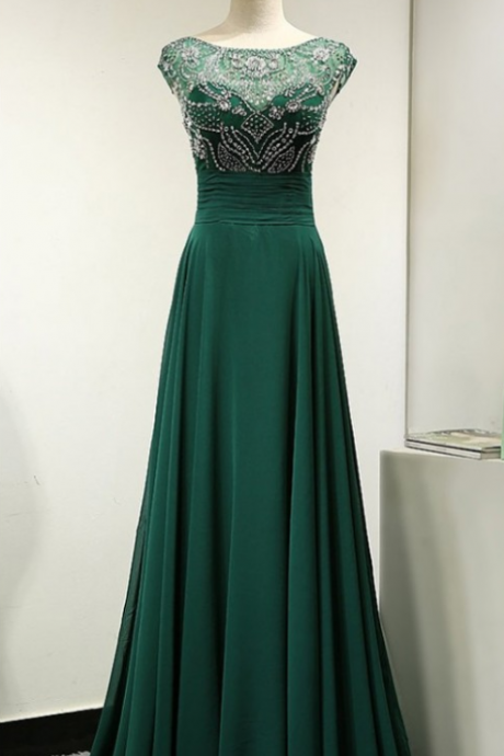 Backless Prom Dresses,green Prom Gowns,green Prom Dresses ,sparkle Evening Gown,sparkly Party Gowbs