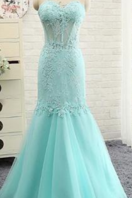 Charming Prom Dress,beautiful Mermaid Prom Dresses,long Evening Dress,tulle Prom Dresses