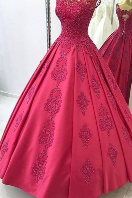 A-line Ball Gown Prom Dress , Prom Gown