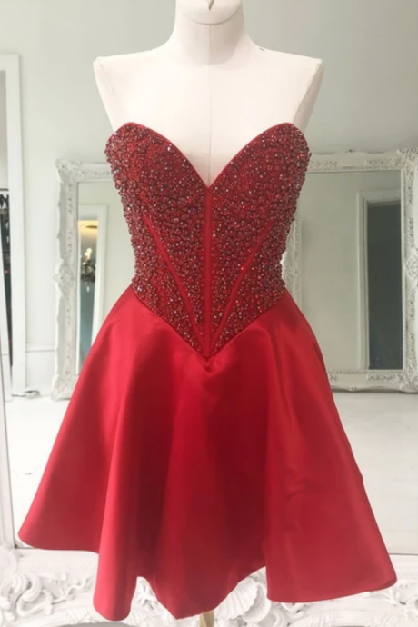 Homecoming Dress, Short Prom Dress ,Winter Formal Dress, Pageant Dance Dresses, Back To School Party Gown