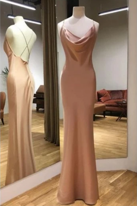 Sexy Simple Prom Dress Long, Evening Dress, Special Occasion Dress, Formal Dress, Graduation School Party Gown