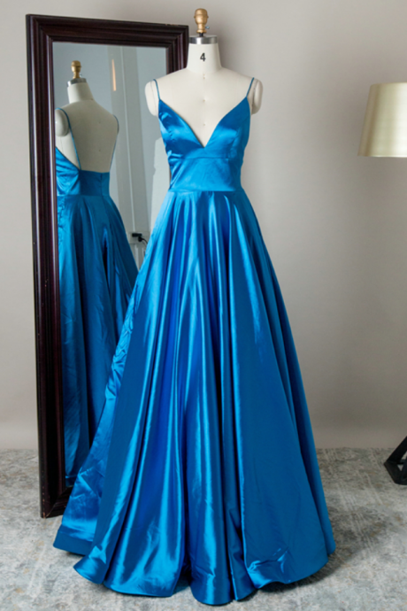 Prom Dresses Seller Simple Style Custom Soild Color Open Back Sexy Gown Prom Dress For Party