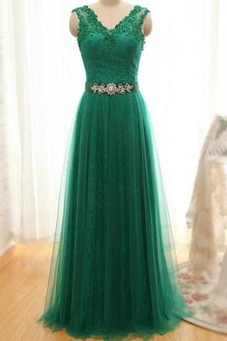Charming Prom Dress,tulle Prom Dress,appliques Prom Dress,a-line Evening Dress