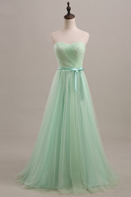 High Quality Prom Dress,a-line Prom Dress,tulle Prom Dress,strapless Prom Dress, Brief Prom Dress