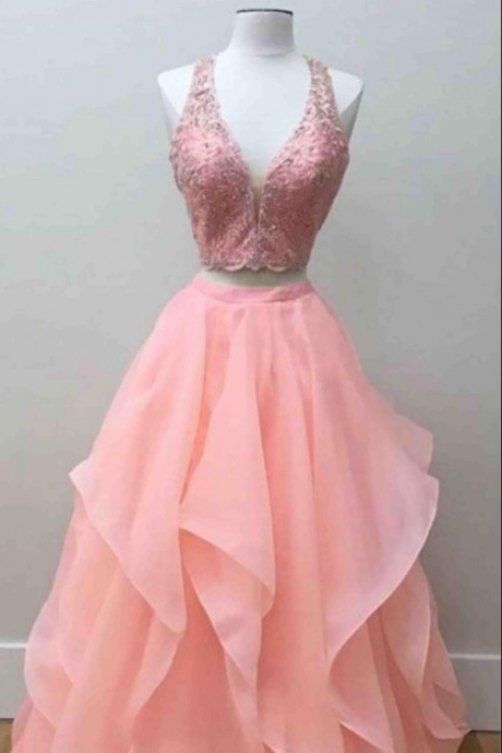 Sexy Prom Dress,tulle Prom Dresses,sleeveless Evening Dress,long Evening Dresses,v Neck Homecoming Dress Prom Gown,prom Party Dress