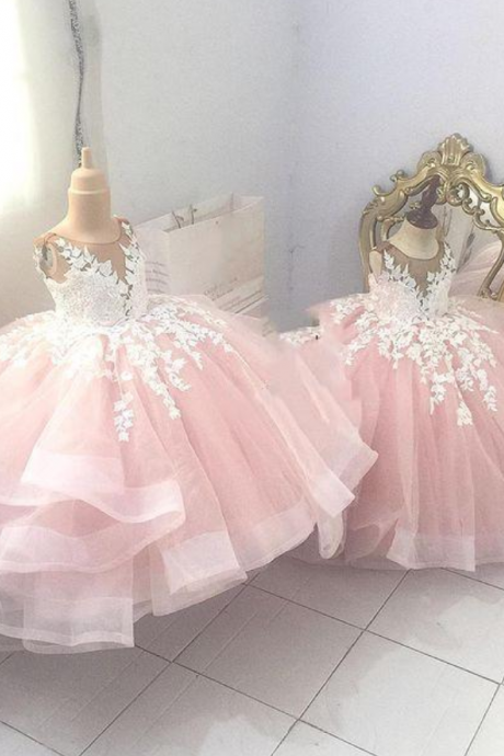 Girl Ball Gown Pageant Dresses for Wedding Party