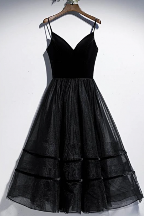 Homecoming Dresses Black Tulle Short Prom Dress Homecoming Dress