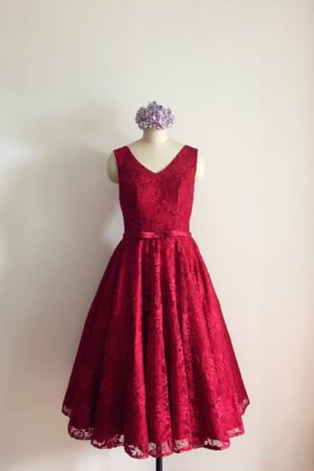 Chic Burgundy Homecoming Dress Lace Short Junior Prom Dress 8th Grade Graduation Girls Party Gown