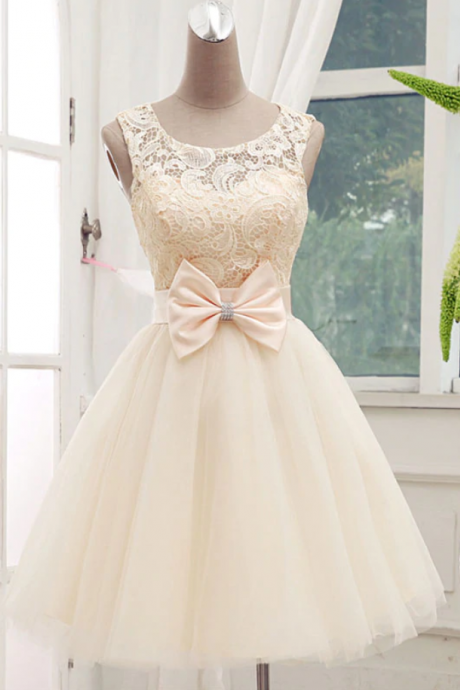 Homecoming Dresses,lovely Lace Tulle Short Prom Dress, Homecoming Dress