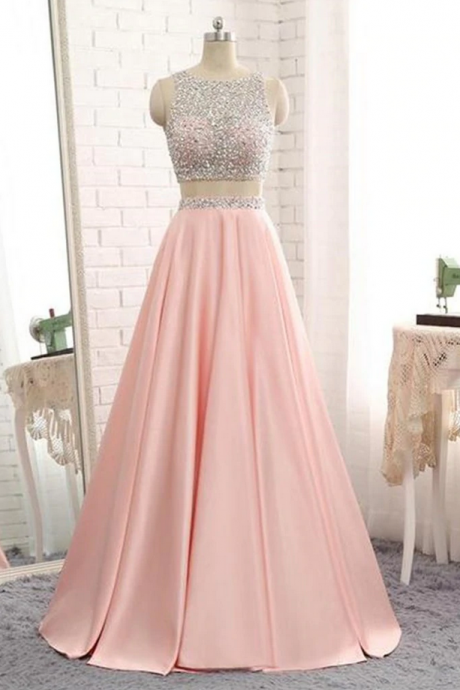 Prom Dresses,two Pieces Formal Dresses, Evening Dresses