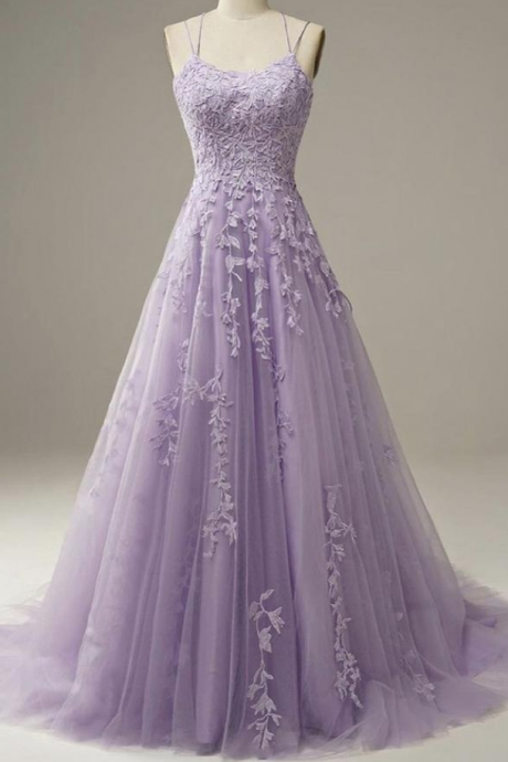 Prom Dresses,lace Long A Line Prom Dress Evening Dress