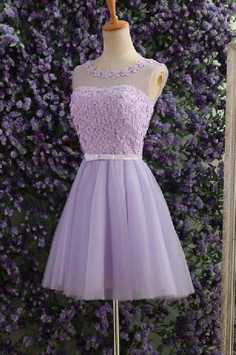 Short Homecoming Dress, Tulle Party Dress, Lovely Party Dress