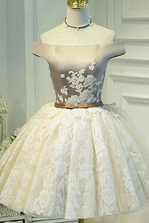 Sleeveless Ivory Homecoming Prom Dresses, Fetching Short A-line/princess Bandage Lace Up Dresses