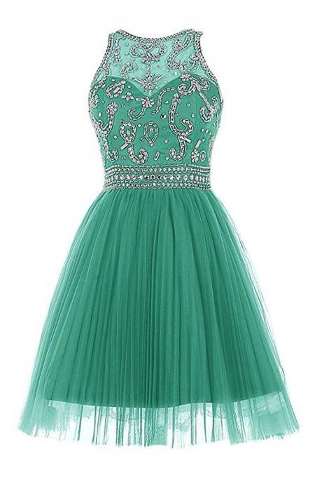 Charming Prom Dress, A Line Prom Dresses, Tulle Prom Dress, Elegant Homecoming Dress, Short Prom Gowns