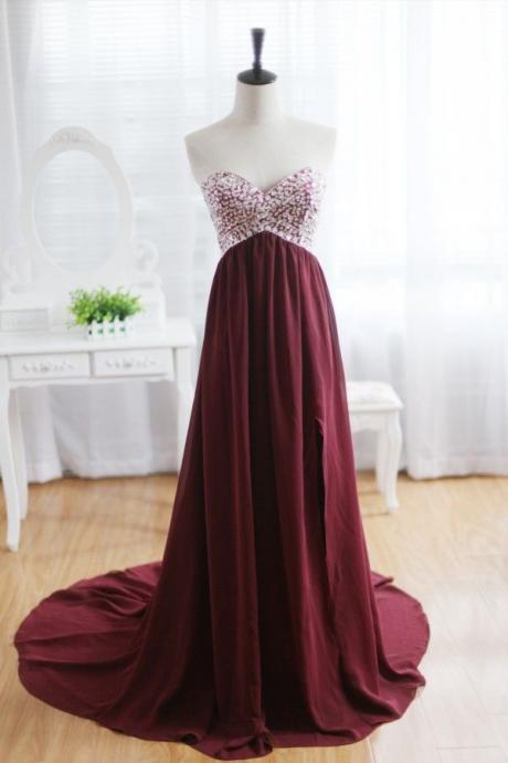 A-line Formal Prom Dress, Modest Beautiful Long Prom Dress, Banquet Party Dress