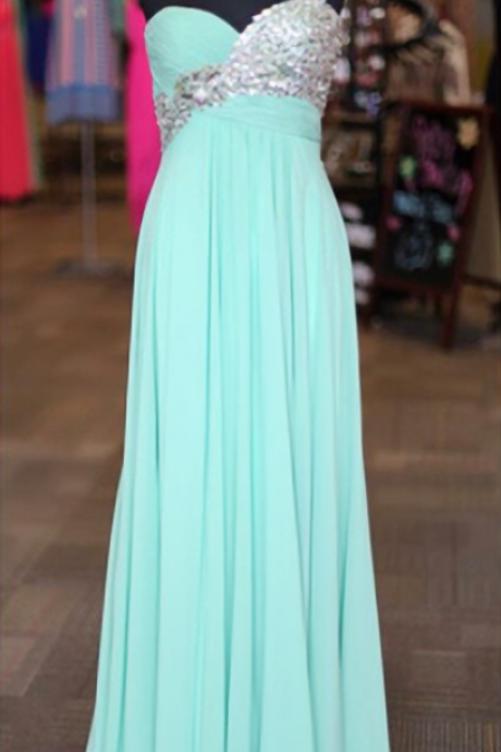 Elegant Chiffon Formal Prom Dress, Beautiful Long Prom Dress, Banquet Party Dress
