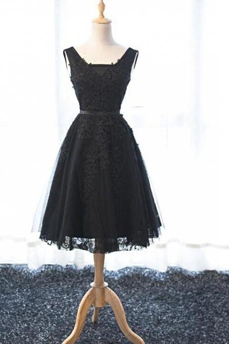 Elegant Sweetheart A-line V-neckline Tulle Homecoming Dress, Beautiful Prom Dress, Banquet Party Dress