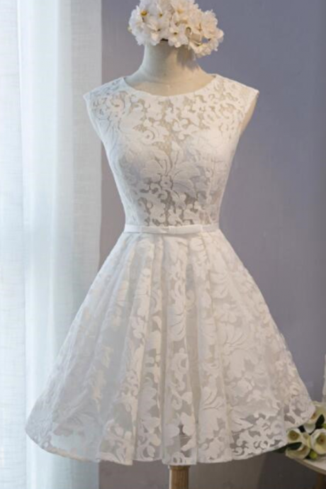 Elegant Sweetheart A-line Lace Formal Prom Dress, Beautiful Prom Dress, Banquet Party Dress