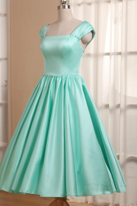 Homecoming Dresses,tea Length Semi Formal Occasion Party Dress