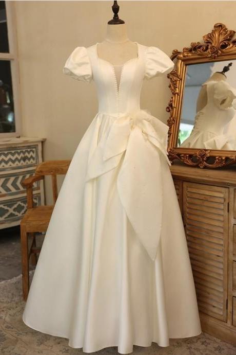 Prom Dresses,white Prom Dress,cute Party Dress,sweet Bridal Dress