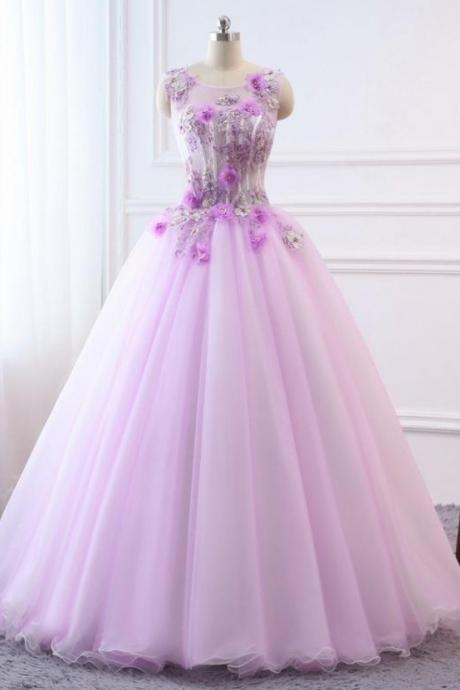 Prom Dresses,prom Ball Gown Lavender Purple Dress Long Tulle Dress Women Formal Evening Party