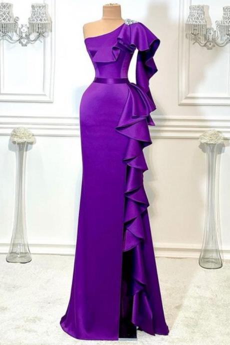 Prom Dresses,purple Prom Dresses Formal Party Evening Gowns