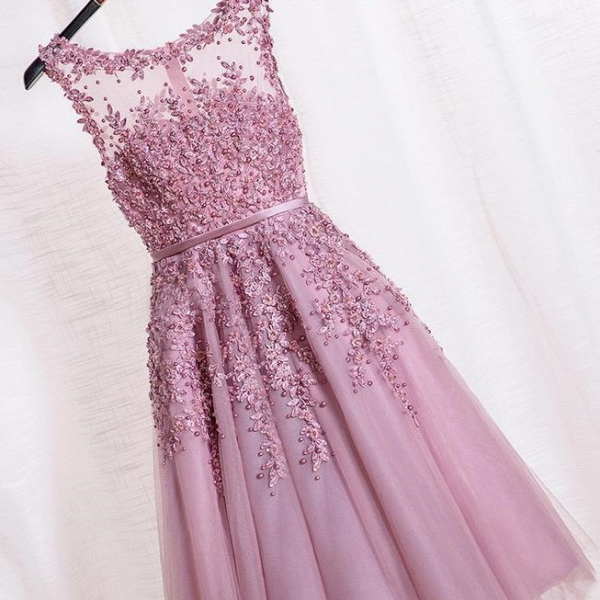 Knee Length Dress,applique Dresses on Luulla