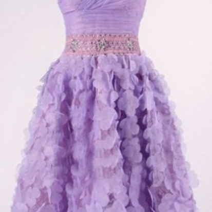 Elegant Ballgown Sweetheart Neck Off Shoulder Zipper Back Short Homecoming Dresses main image 1