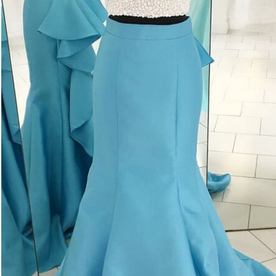 Rhinestone Embellished Sweetheart Sheath Dress with High Side Slit Silver main image 1