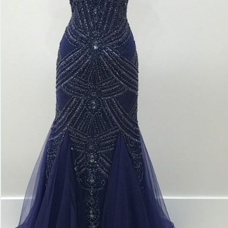 Maëlle Navy Ball Gown