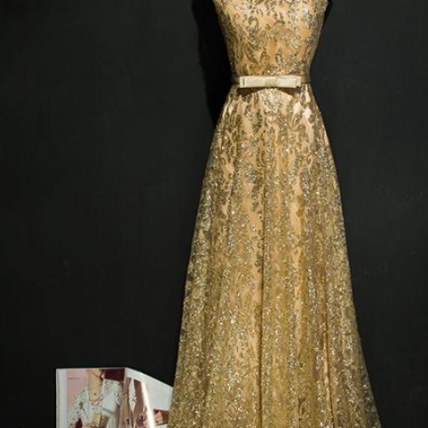 navy blue and gold evening gown