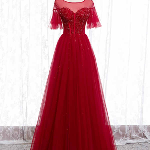Vintage Strapless Chiffon Layered Long Prom Dress Slit Evening Dress Y7859