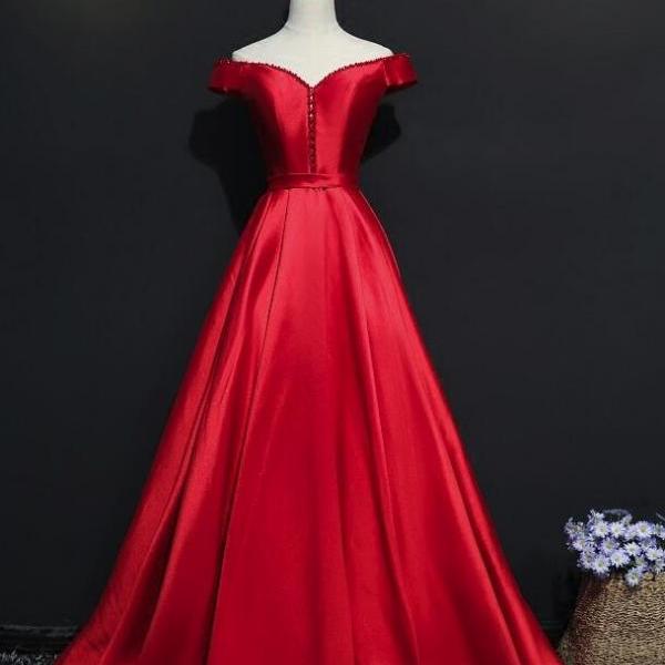 A Line Tulle Lace Party Dress Evening Dress Prom Dresses main image 1