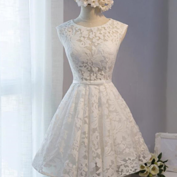 Elegant Sweetheart A-line Lace Formal Prom Dress, Beautiful Prom Dress, Banquet Party Dress