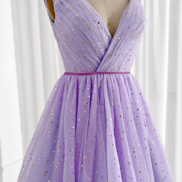 Homecoming Dresses,Lavender Tulle Short Homecoming Dress Party Dress