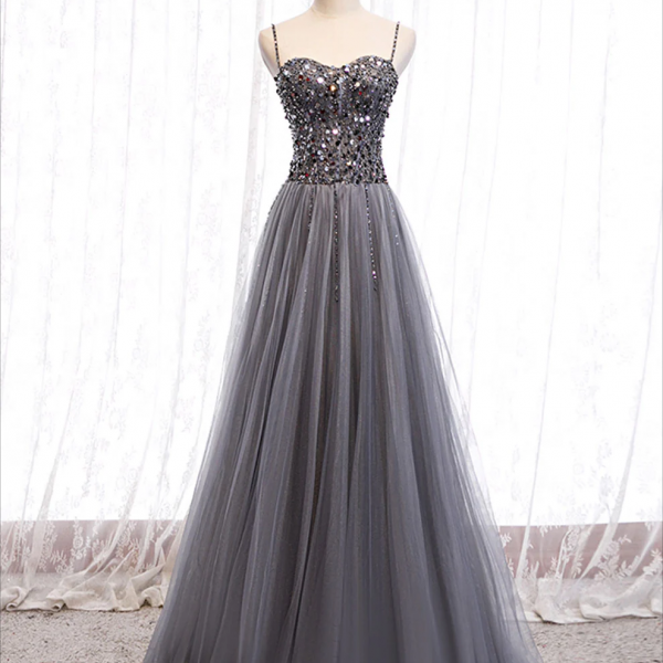 Illusion One Shoulder Tulle Black Sequins Homecoming Dress
