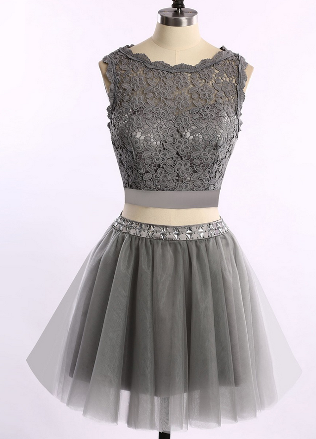 Grey Tulle Dress,two Piece Dresses on Luulla