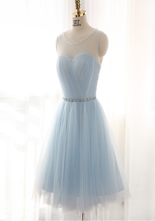 Short Custom Homecoming Dress,light Blue Homecoming Dresses,cute ...