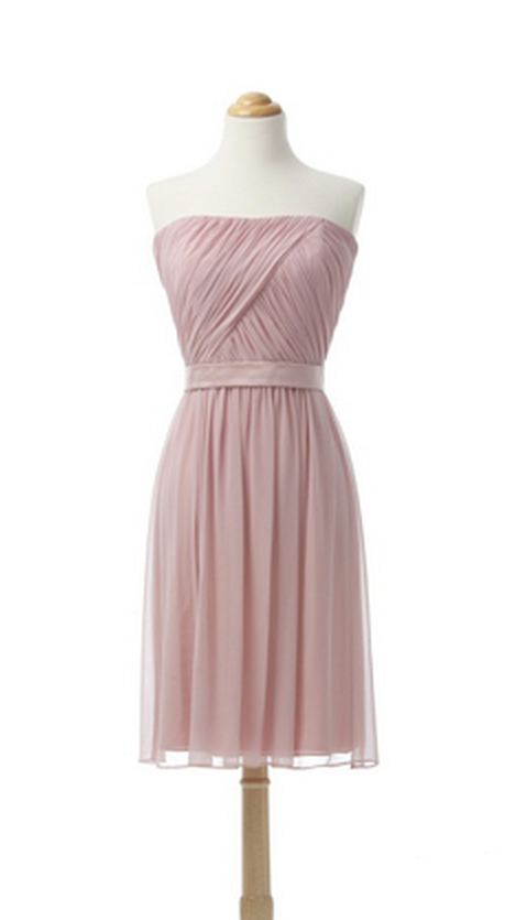 Strapless Bridesmaid Dresses, Short Bridesmaid Dress, Blush Pink ...