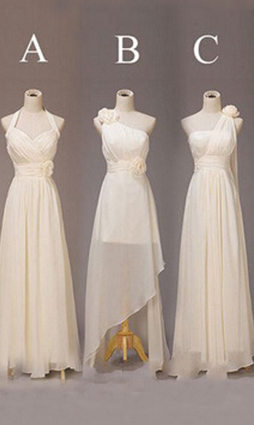 Champagne Bridesmaid Dresses, Long Bridesmaid Dresses, Cheap Bridesmaid