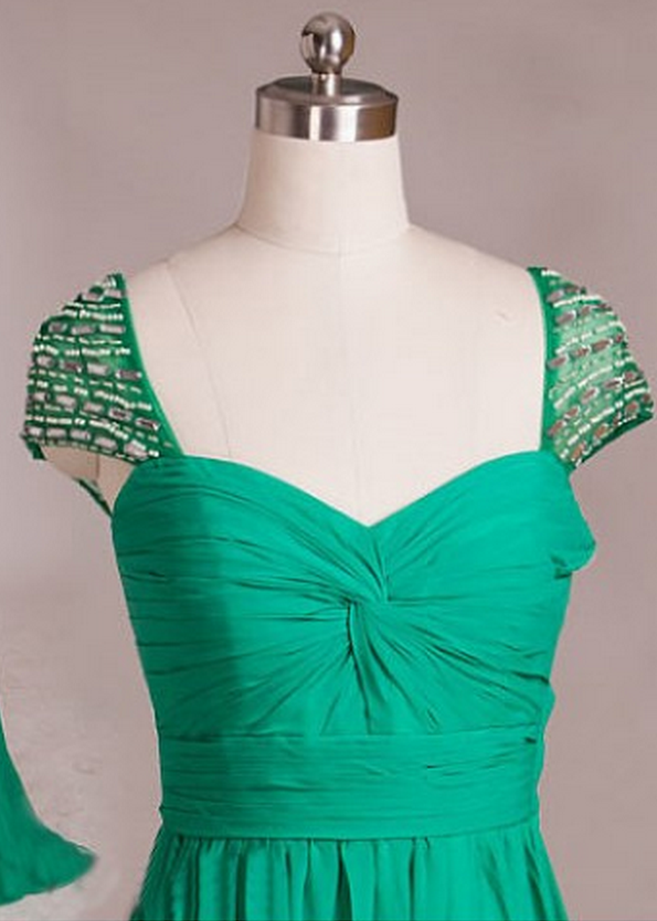 Evening Dresses, Party Dress,green Prom Dresses,a Line Prom Dresses