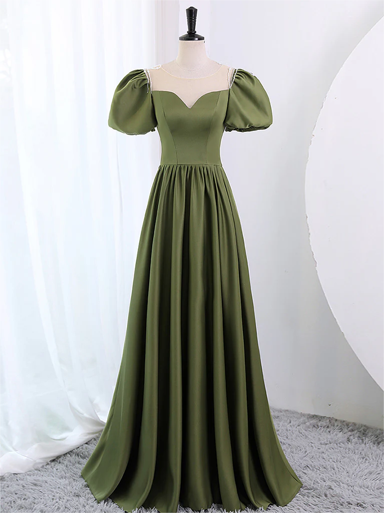 Green casual dress Prom Party Dress      S6742 main image 0